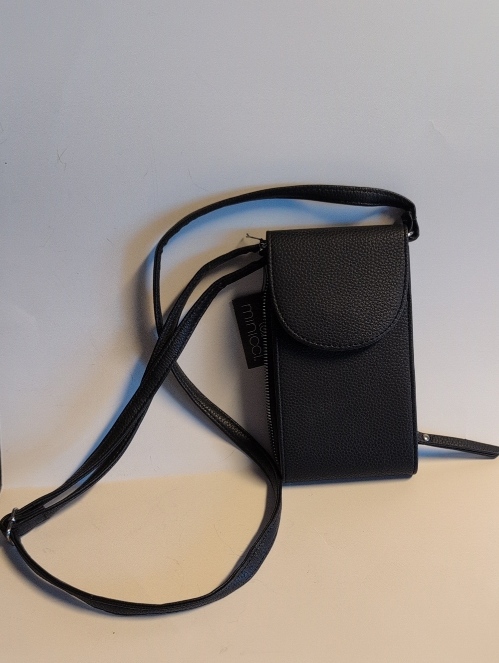Minicci Vegan Leather Crossbody Black Bag